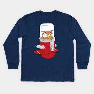 Space Owl Otto Kids Long Sleeve T-Shirt